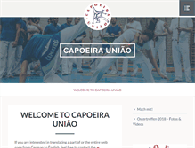 Tablet Screenshot of capoeira-uniao.ch